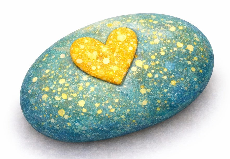 My magic rock for children. Positive mindful, wellbeing product for children 
