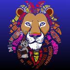 Lion Positive Affirmation Image. PDF Files.