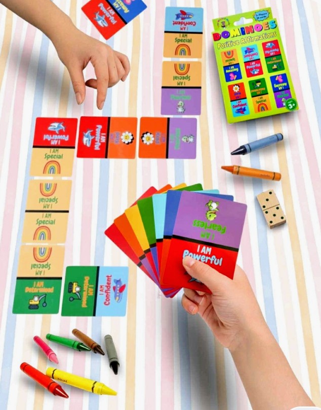 Positive Affirmations DOMINOES Card Game