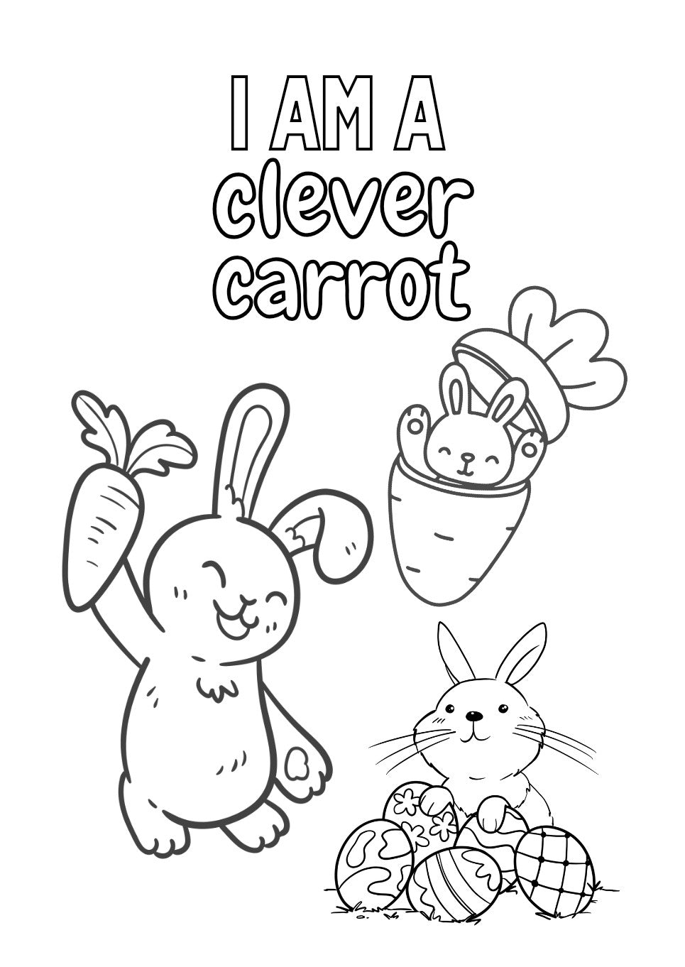 Easter Positive Affirmations Colouring Book