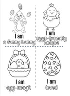 Easter Positive Affirmations Colouring Book