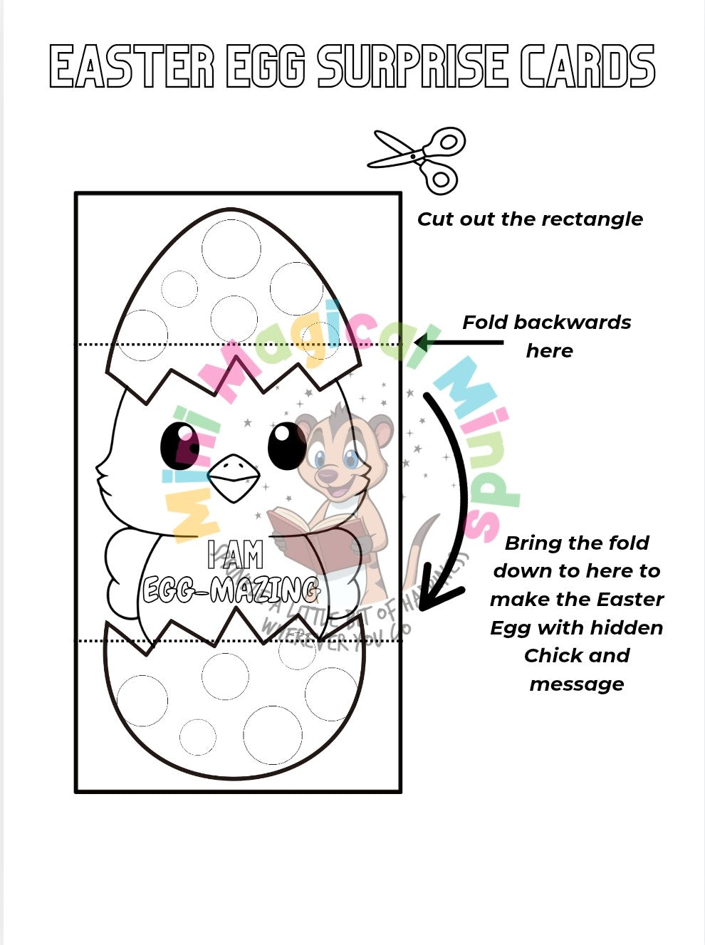 Easter Positive Affirmations Colouring Book