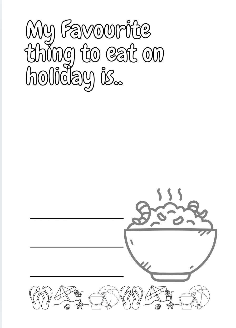 My First Holiday Journal