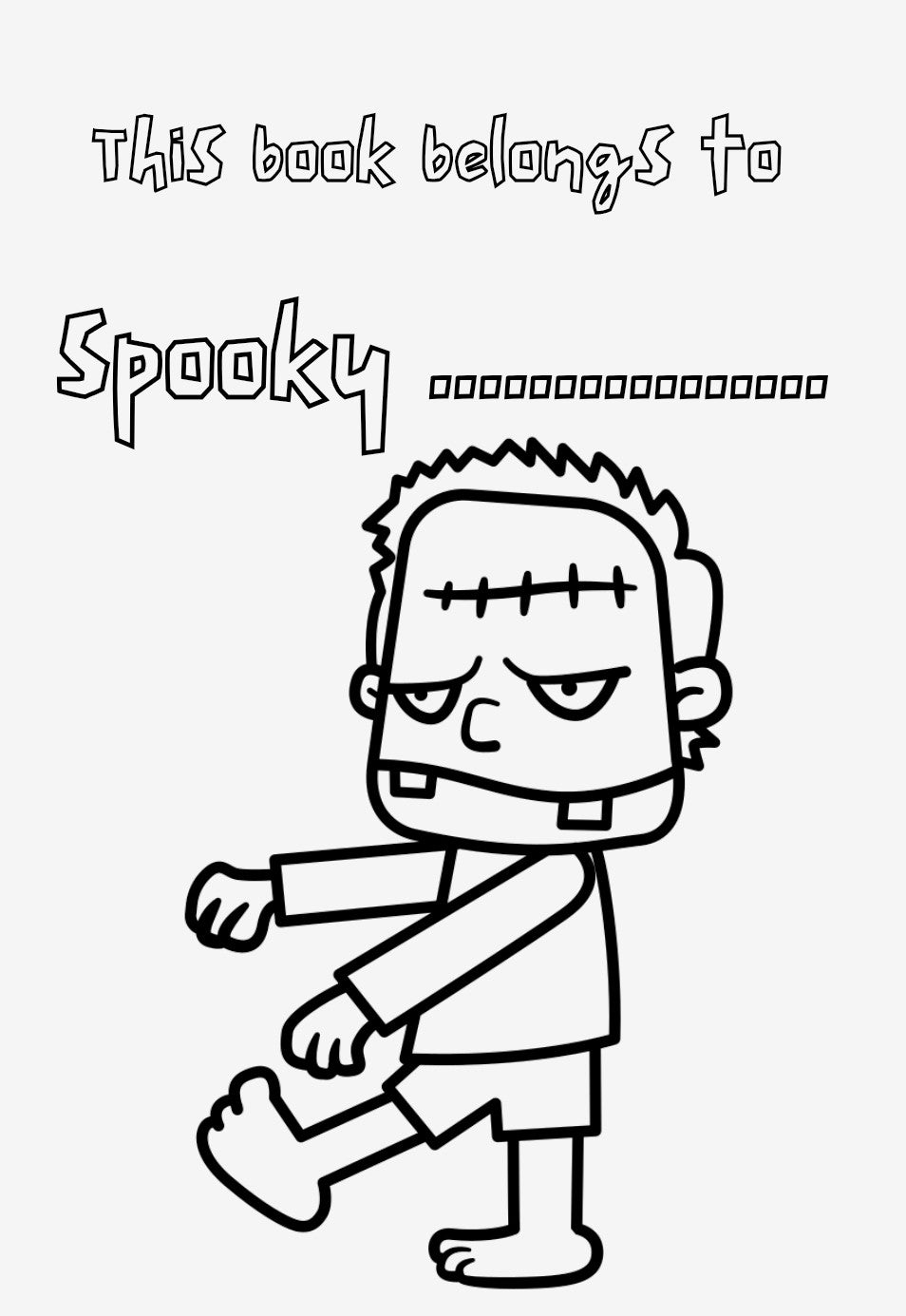 Halloween Positive Affirmations Colouring Book