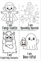 Halloween Positive Affirmations Colouring Book