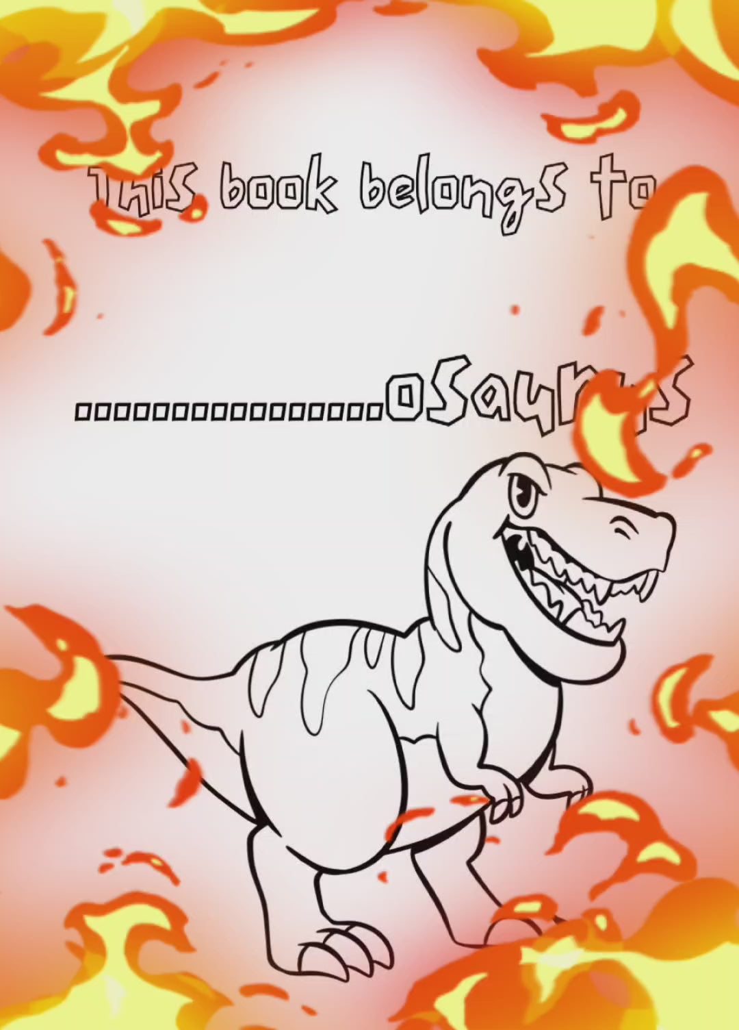 Video of Dinosaur Positive Affirmations Colouring book. roarsome dinomite mindfulness for boys