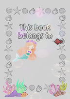 Video showing pages from inside childres journal I am Mermazing