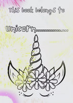 Video of Unicorn Positive Affirmations Colouring book including mindful activities dot - dots mazes. screen free mindfulness.