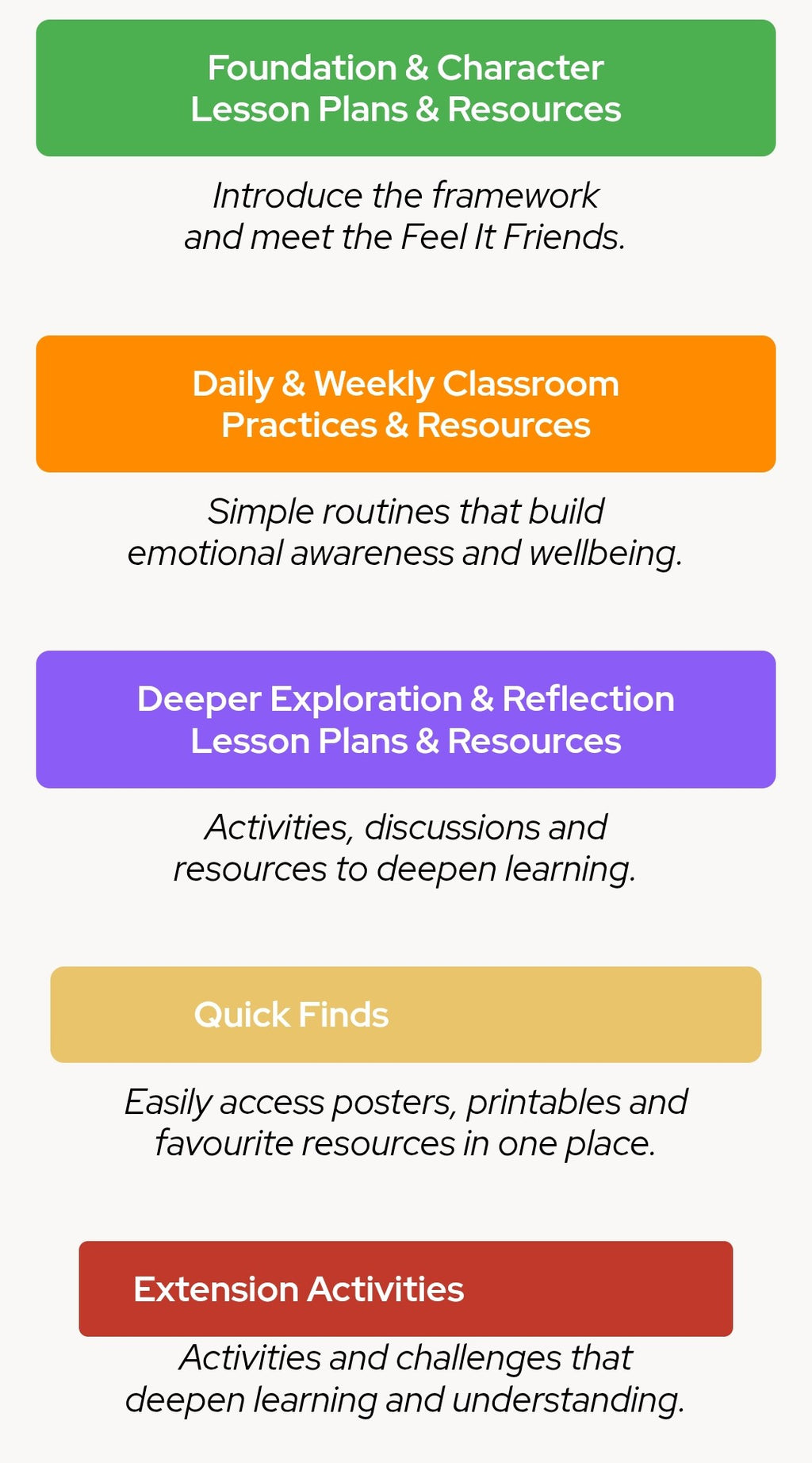 Feel It Framework School Access