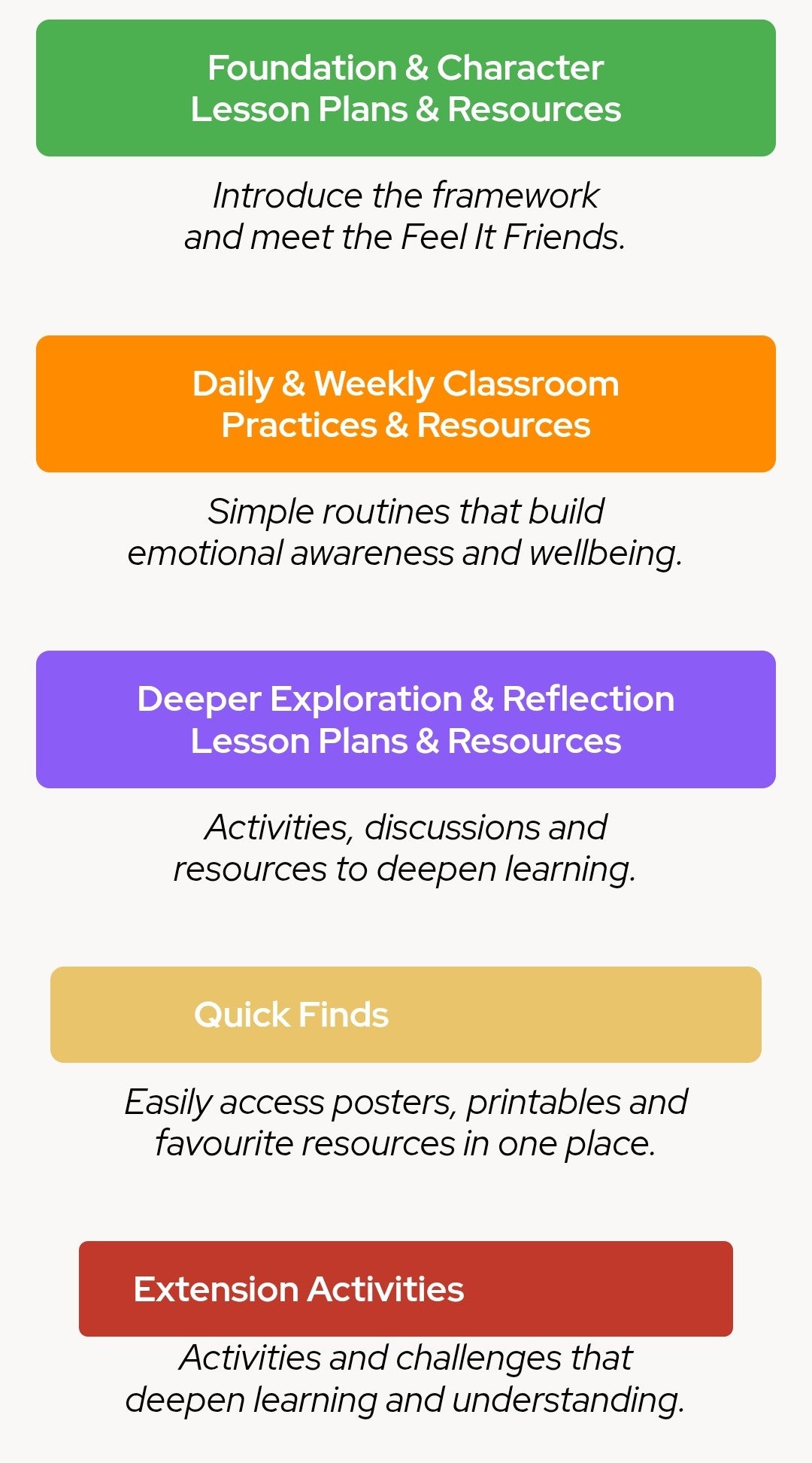 Feel It Framework School Access