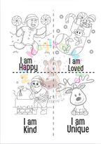 Christmas Positive Affirmations Colouring Book