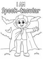 Halloween Positive Affirmations Colouring Book