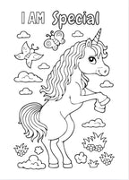 Unicorn Positive Affirmations Colouring Book