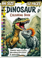 Dinosaur Positive Affirmations Colouring Book