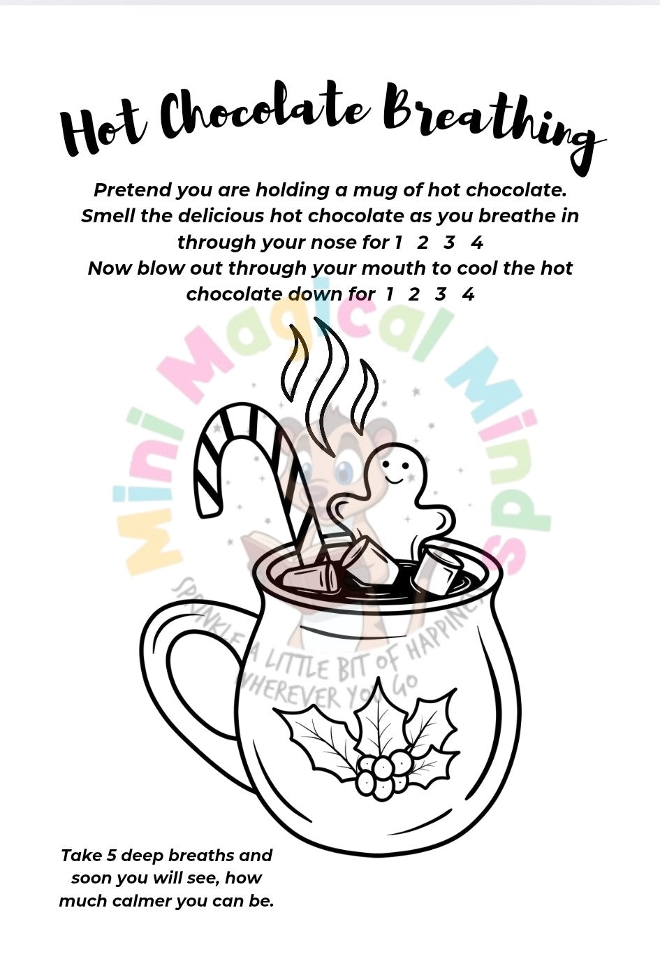 Christmas Positive Affirmations Colouring Book