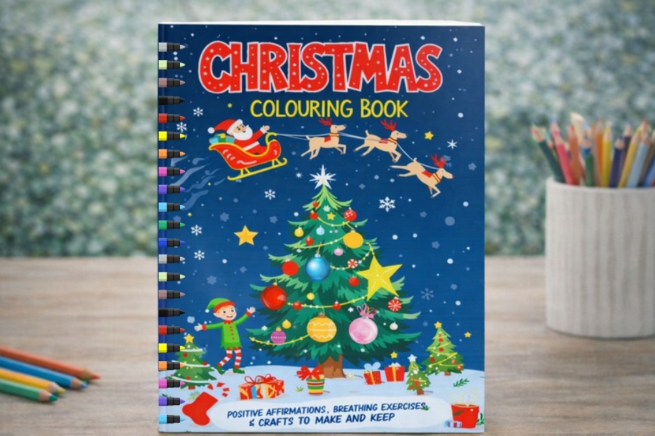 Christmas Positive Affirmations Colouring Book