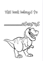 Dinosaur Positive Affirmations Colouring Book