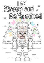 Christmas Positive Affirmations Colouring Book