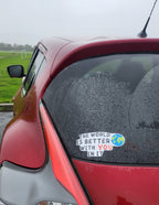 Kindness Travels Car Stickers The World Is Better With You In It