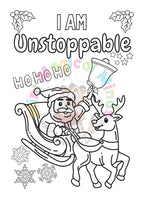 Christmas Positive Affirmations Colouring Book